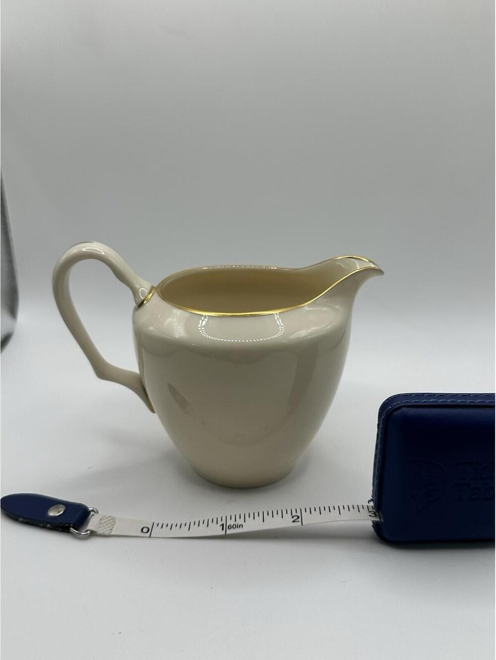 Lenox Mansfield Creamer Ivory Gold Trim China Excellent